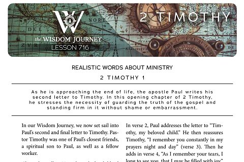 2 Timothy Study Guide