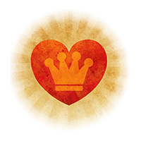 Image from the gospel presentation illustrating the response to the gospel.