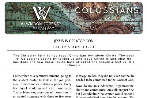 Colossians Study Guide