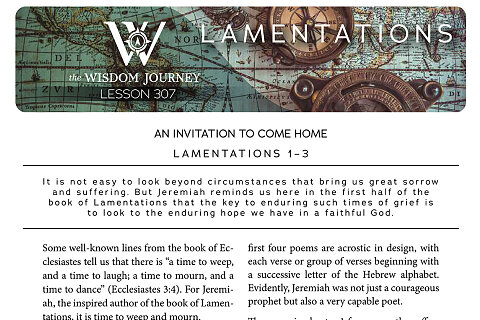 Lamentations Study Guide