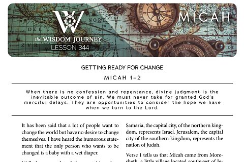 Micah Study Guide