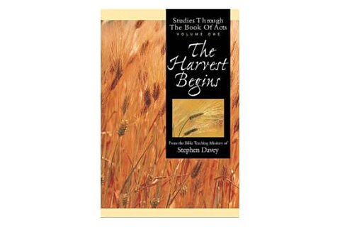 Acts Volume 1 The Harvest Begins (Study Guide)