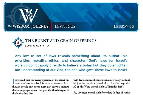 Leviticus Study Guides