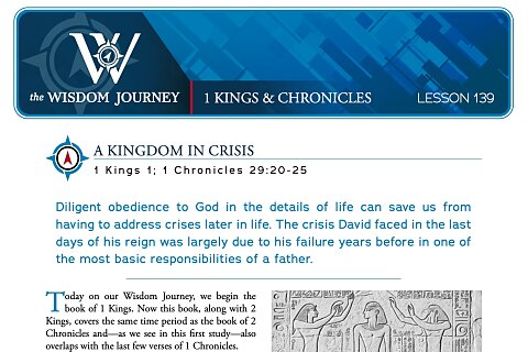 Kings and Chronicles Study Guide