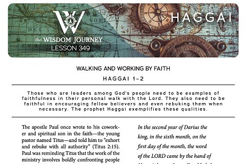 Haggai Study Guide