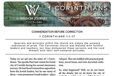 1Corinthians Study Guide
